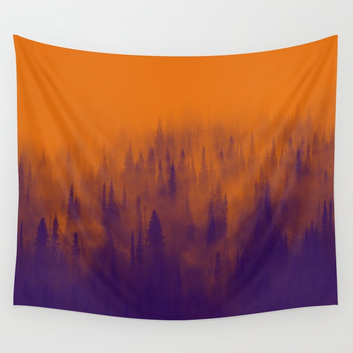 Pine Tree Fantasy Forest Landscape V 3 Wall Tapestry By