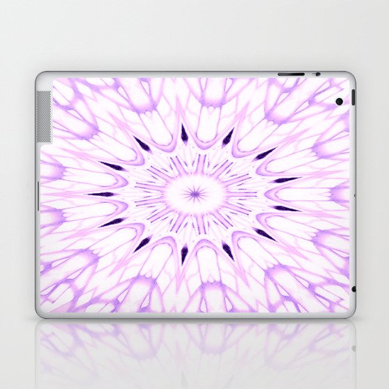 lavender Mandala Explosion Laptop & iPad Skin