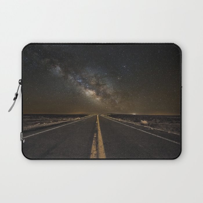 Go Beyond - Road Leads Into Milky Way Galaxy Laptop Sleeve