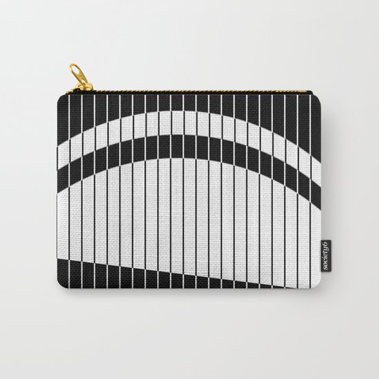 Colour Blind (Abstract, minimalistic black and white) Carry-All Pouch