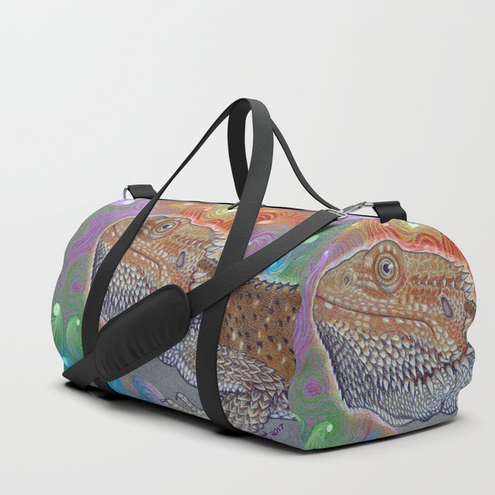 Cosmic Dragon, Bearded Dragon Art Duffle Bag