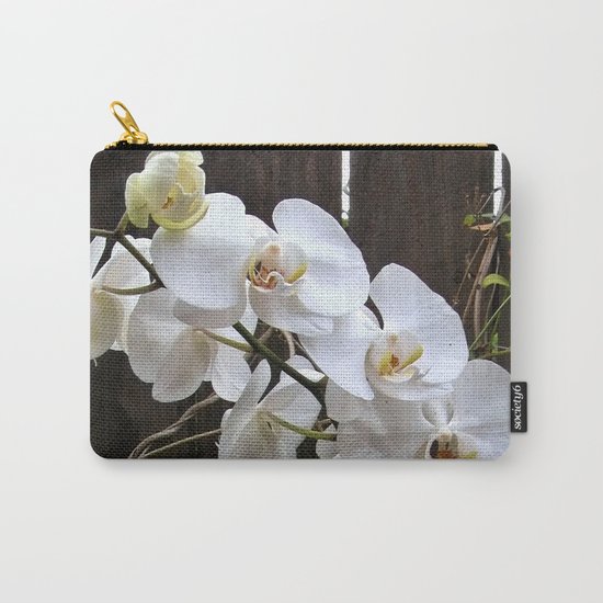 White Orchid Carry-All Pouch