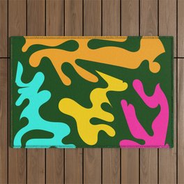 7 Matisse Cut Outs Inspired 220602 Abstract Shapes Organic Valourine Original Outdoor Rug
