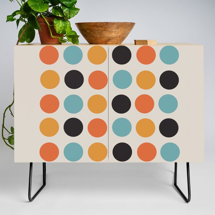 Bauhaus dots Credenza