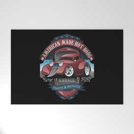 Hotrod Welcome Matss Society6