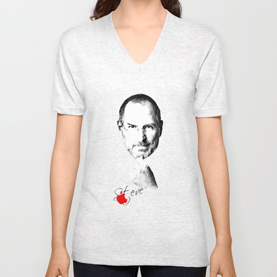 Steve Jobs Unisex V-Neck