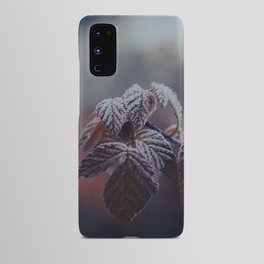 Frosty Leaves Android Case
