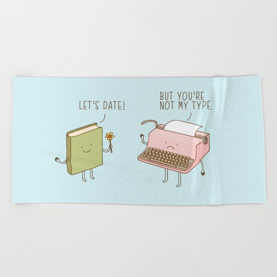 unrequited love Beach Towel