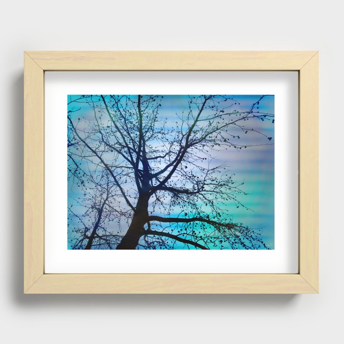  tree of wishes Recessed Framed Print