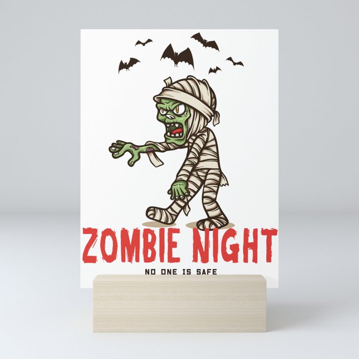 Zombi Night Mini Art Print