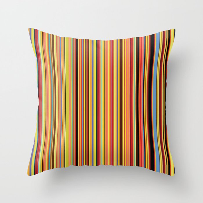 Old Skool Stripes - Bold - Extra Wide Throw Pillow