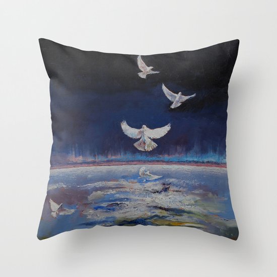 Doves Throw Pillow