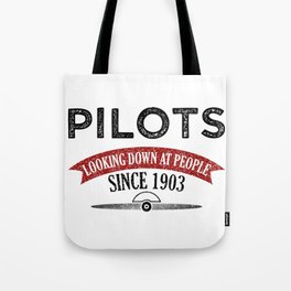 Pilot Proud Aviation Lover Gift Idea Tote Bag