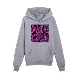 Fern pattern 09 Kids Pullover Hoodies