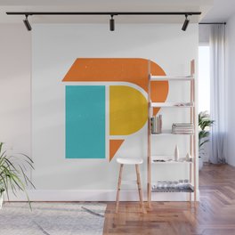 Letter P Wall Mural