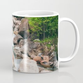 Beautiful cascading river in spring Coffee Mug