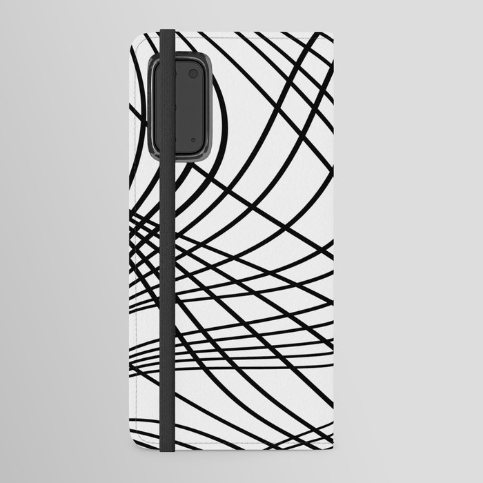 Abstract pattern - black and white. Android Wallet Case