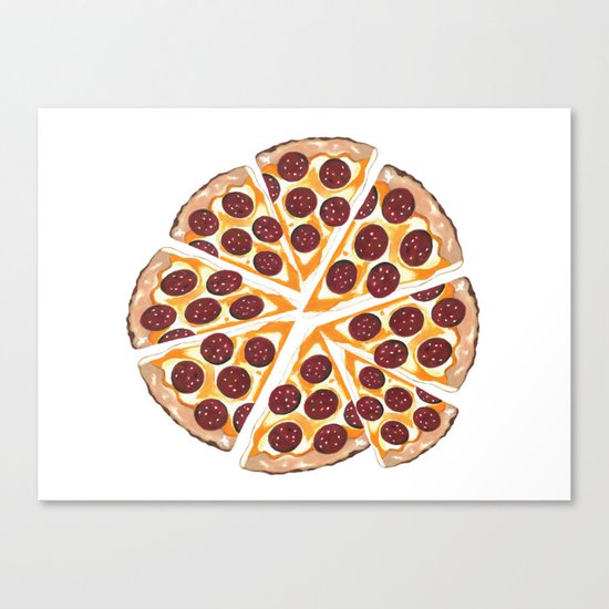 Pizza Party Canvas Print