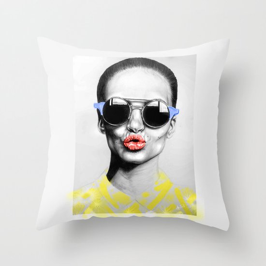 + SMOKE AND MIRRORS PRIMARY + Throw Pillow