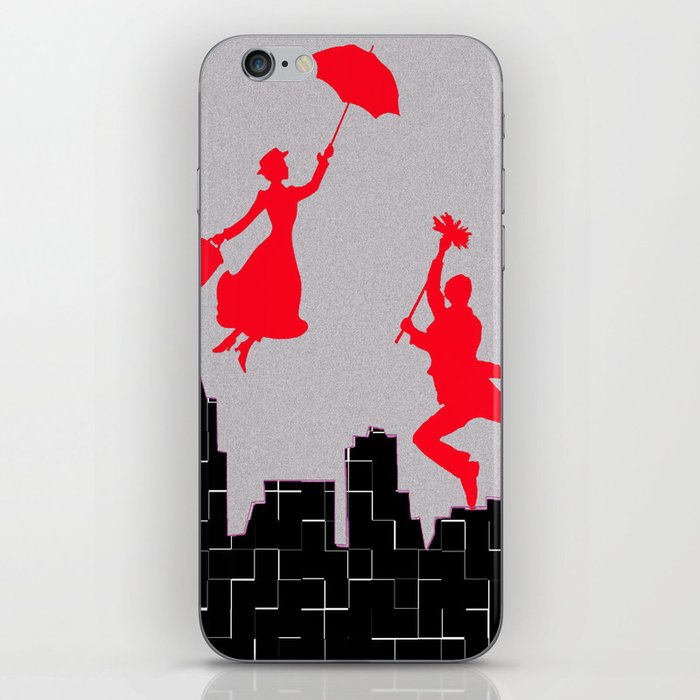 Mary Poppins squares iPhone Skin