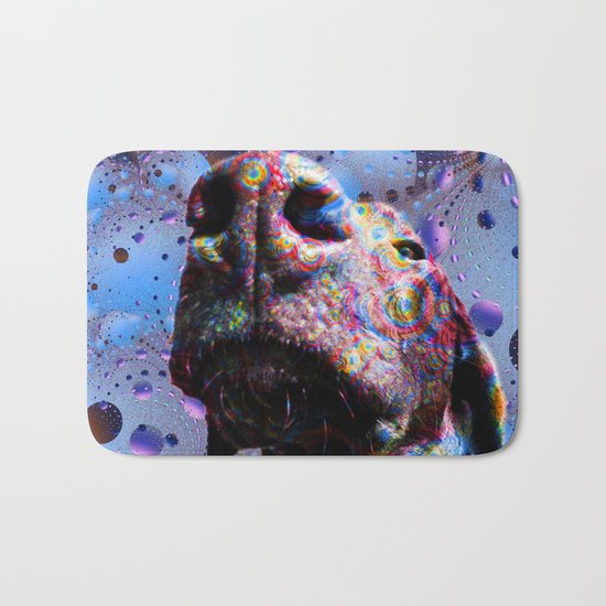 Chocolate Lab Nose Bath Mat