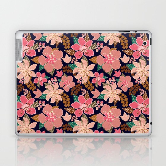 Modern Floral Autumn Laptop & iPad Skin