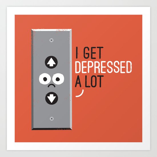 Feeling Down Art Print
