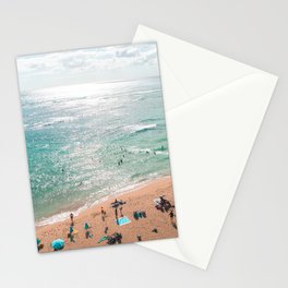 Waikiki Beach Stationery Card