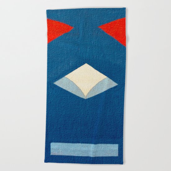 Lucha Libre Mask 3 Beach Towel
