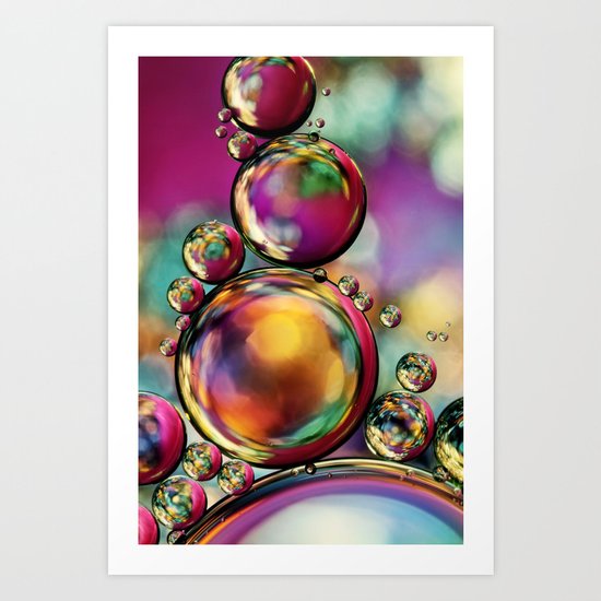 Explosion of Colour Art Print