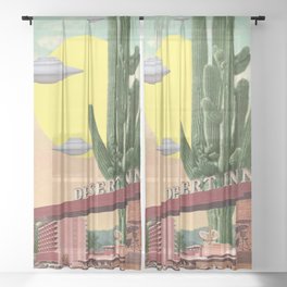 Desert Inn (UFO) Sheer Curtain