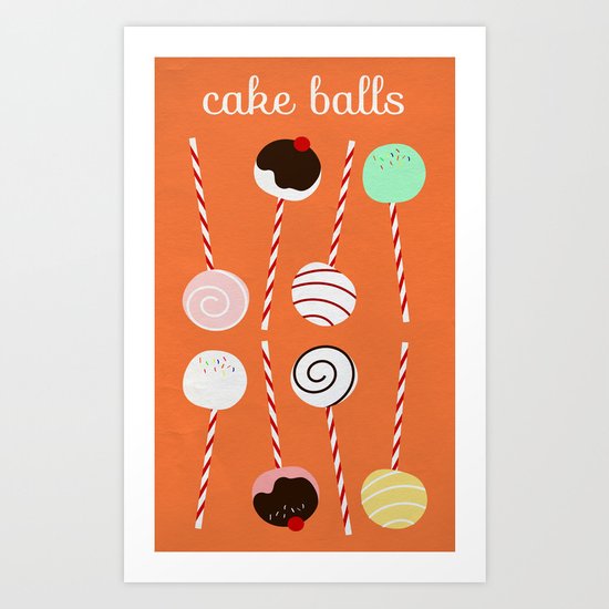 Baker's Joy Collection: Cake Balls Art Print