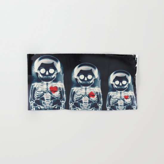 Nesting Doll X-Ray Hand & Bath Towel