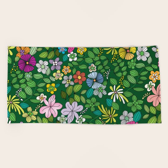 Flowers XIII Beach Towel