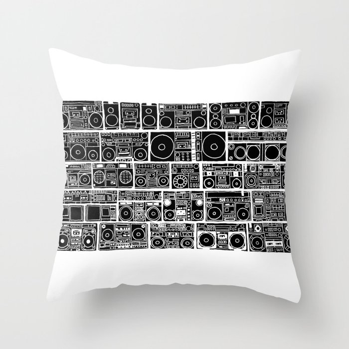 Sound of Wall Throw Pillow