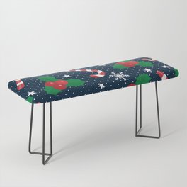 Christmas Seamless Candy and Berries 02 Bench