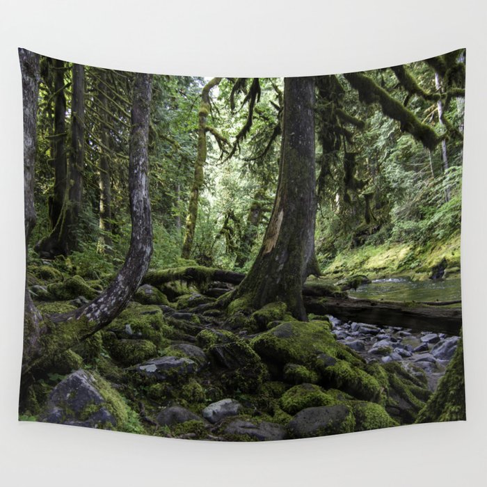 Green of the Forest Wall Tapestry by Josh J  Society6