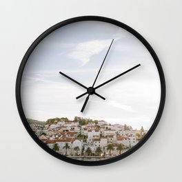 Hvar island | Croatia fine art travel photography print | Pastel wanderlust wall art Wall Clock | Color, Travelwallart, Digital, Coastal, Sea, Landscape, Photo, Island, Southofeurope, Wanderlust 