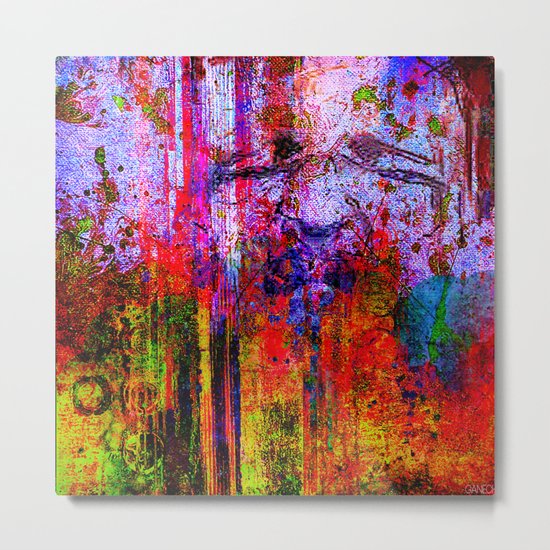 portrait abstrait Metal Print