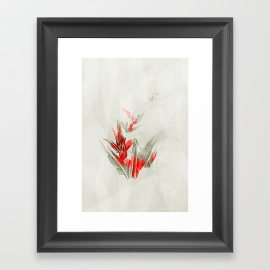 Paper Cranes Framed Art Print