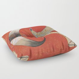 Hilma af Klint "The Swan,9, Group IX-SUW Floor Pillow
