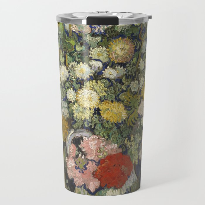 Vincent Van Gogh Bouquet Of Flowers In A Vase Travel Mug By