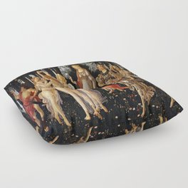 Sandro Botticelli Primavera Floor Pillow