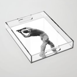 Olympic Discus Thrower Statue #1 #wall #art #society6 Acrylic Tray