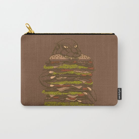 Godzilla vs Hamburger Carry-All Pouch