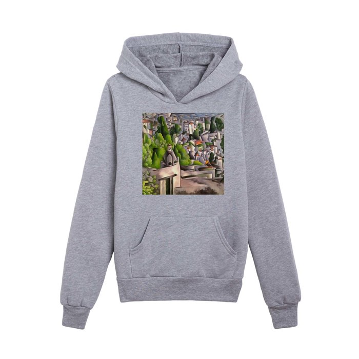 Kayakoy Empty Old Houses Urban Landscape Kids Pullover Hoodie