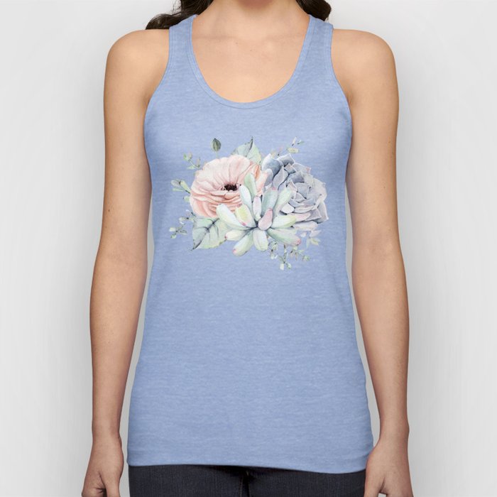 Pretty Succulents by Nature Magick Tank Top
