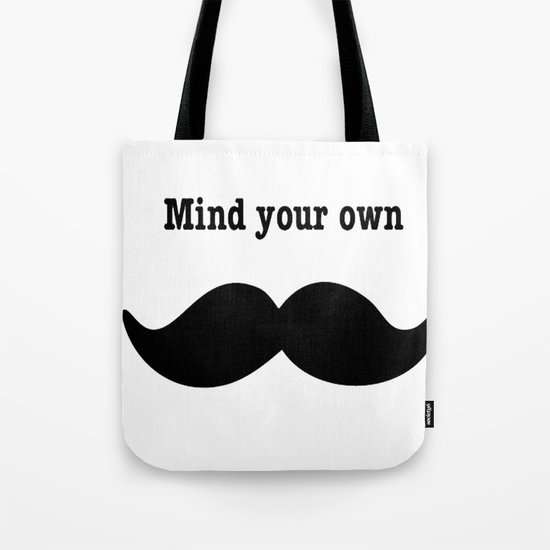 Your Mustache Tote Bag