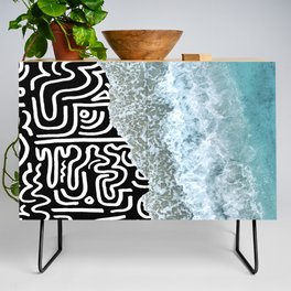 New Waves Credenza