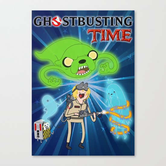 Ghostbusting Time Canvas Print